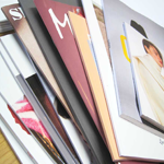 Array of Digitally Printed Brochures
